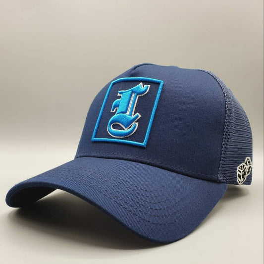 ICE BLUE TRUCKER CAP - Lucido Clothing