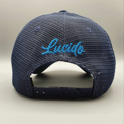 ICE BLUE TRUCKER CAP - Lucido Clothing