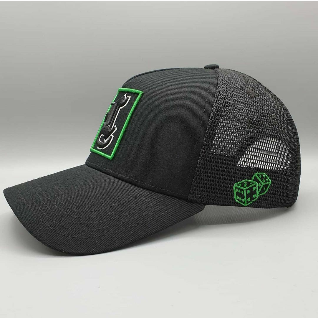 EMERALD GREEN TRUCKER CAP - Lucido Clothing