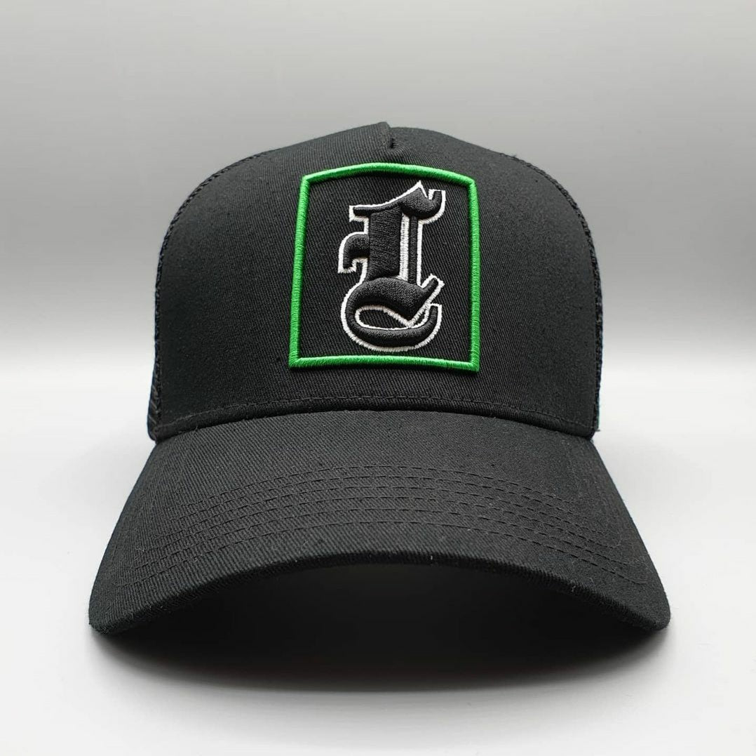 EMERALD GREEN TRUCKER CAP - Lucido Clothing