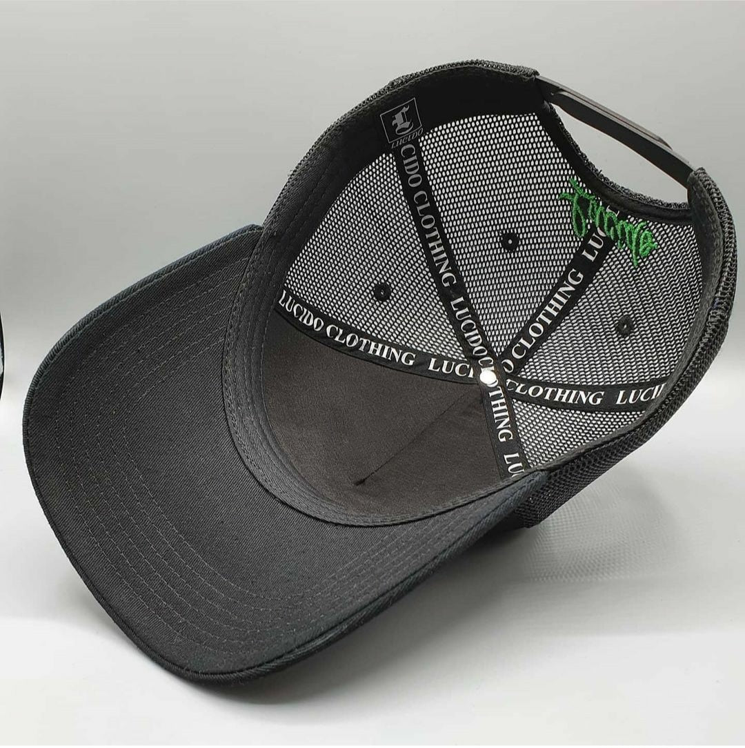 EMERALD GREEN TRUCKER CAP - Lucido Clothing