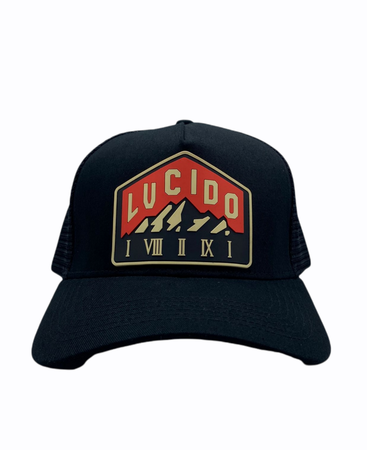 RED AND CREAM MOUNTAIN TRUCKER